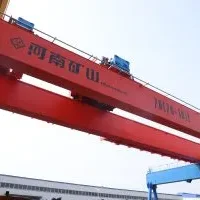 Мостовой кран нового типа с крюком и двумя грузовыми тележками (5)